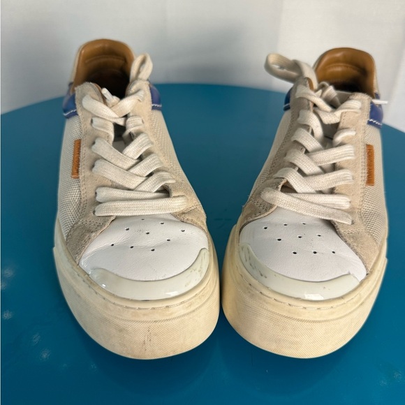 Tory Burch Cream and White Sneakers - Picture 8 of 8